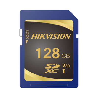 [HS-SD-P10/128G] Tarjeta de memoria SD de 128 GB Clase 10 para videovigilancia