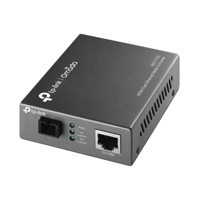 [MC111CS] ​Convertidor TP-Link MC111CS Fibra SC a RJ45 100Mbps 20Km