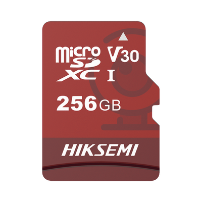 [HS-TF-E1/256G] Memoria microSD 256GB Clase 10, Especializada en Videovigilancia 24/7