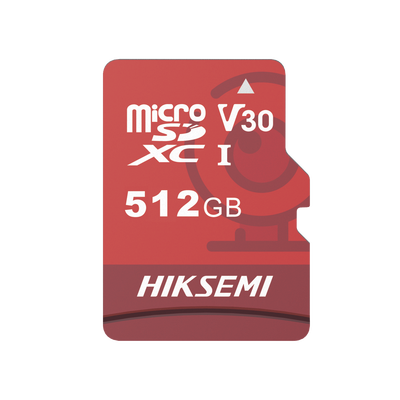 [HS-TF-E1/512G] Memoria microSD 512GB Clase 10, Especializada en Videovigilancia 24/7