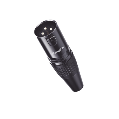 [80439] Conector de Audio XLR Tipo Canon Macho / PVC / ABS /