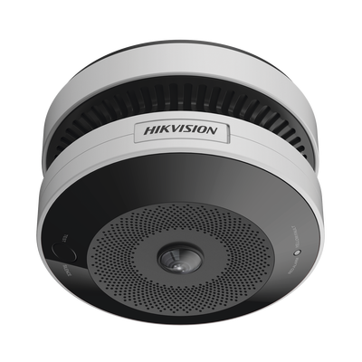 [HF-VS409] Mini Fisheye IP 4MP con Detector de Humo y Alarma