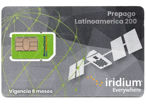 Iridium Prepago Latinoamérica 200