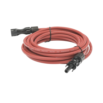 [CBLMC42P5MREDV2] Cable Fotovoltaico 2.5 m Rojo con Terminales MC4-M 