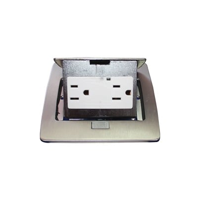 [TH-MC-PC] Mini Caja de Piso Rectangular de Acero Inoxidable
