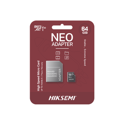 [HS-TF-C1/64G/NEO/A] Memoria microSD de 64 GB con adaptador para dispositivos móviles