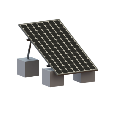 [VEKTOR8R1M] Montaje para Panel Solar, Riel "8" de 1400mm para Módulos
