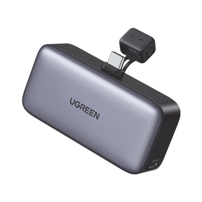 [35338] ​Power Bank UGREEN 5000mAh USB-C con Soporte y LED