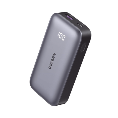 [25185] ​Power Bank UGREEN 10000mAh 30W con USB-C y Pantalla LED