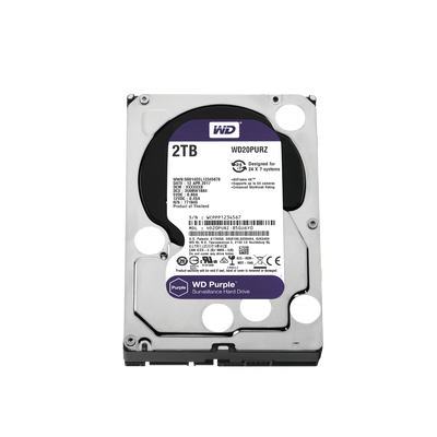 [WD20PURZ] Disco Duro PURPLE de 2TB / 3 AÑOS DE GARANTÍA