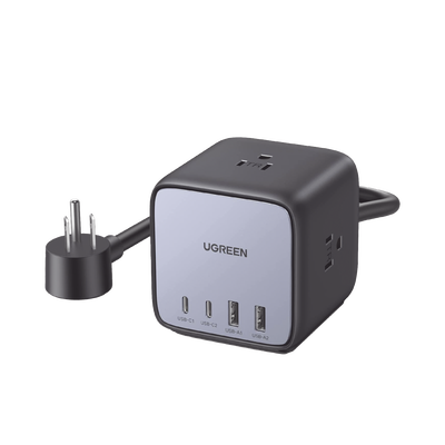 [40861] Multicontacto de Escritorio USB y Tomacorriente / 2 Puertos
