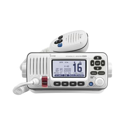 [IC-M424G/42] ​Radio Marino ICOM IC-M424G/42 VHF 25W GPS Blanco IPX7