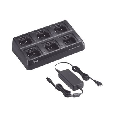 [BC-214N] Cargador Icom BC-214N Multi 6 Posiciones para BP-298 BP-299 y V86