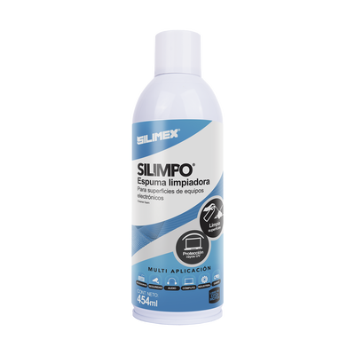 [SILIMPO] Espuma limpiadora SILIMPO 454 ml para equipos electrónicos y superficies