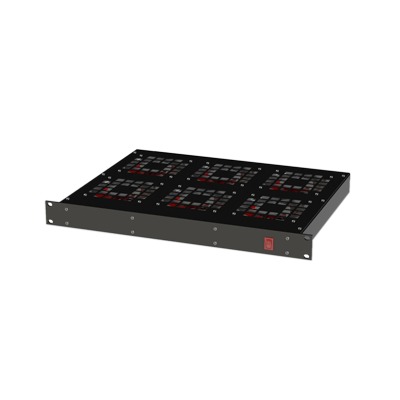 [EI-RAR-12V6] Ventilador para Rack 19" con 6 abanicos. entrada: 110 Vca