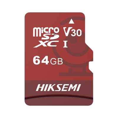 [HS-TF-E1/64G] Tarjeta microSD 64 GB Clase 10 para videovigilancia 24/7