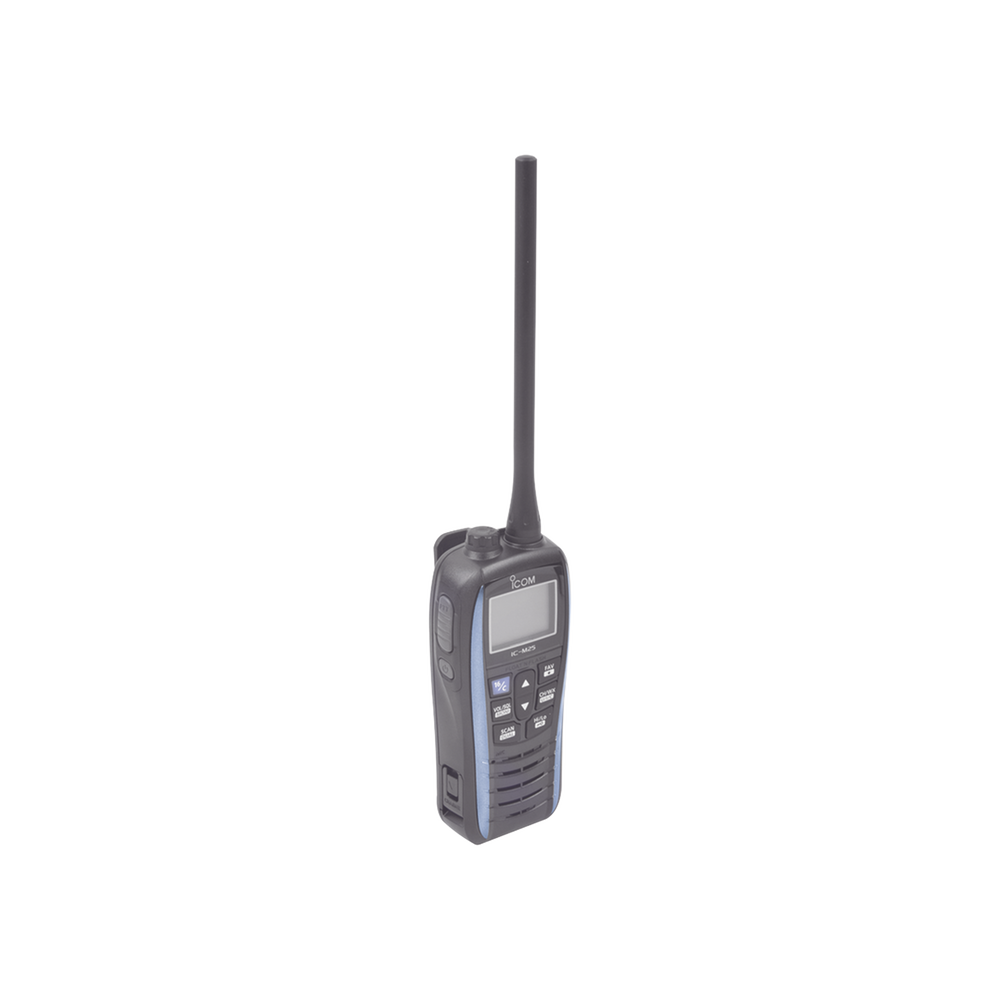 Radio Marino Flotante ICOM de 5W en Azul Metálico