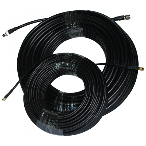 [ISD938] Kit de Cable Activo Inmarsat SMA/TNC de 40m para Conectividad Satelital