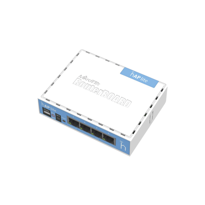 [RB941-2ND] (hAP Lite) 4 Puertos Fast Ethernet y  Wi-Fi 2.4 GHz 802.11