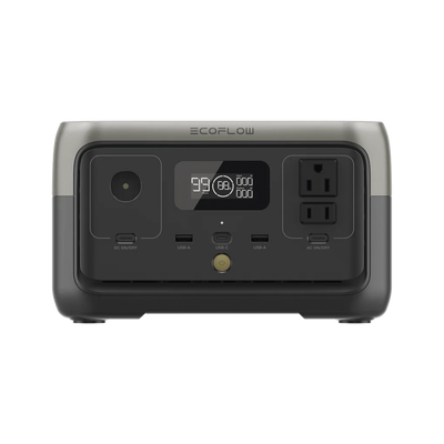 [EFR600] Estación de Energía Portátil EcoFlow River 2 256Wh, 2 AC 300W, USB-C 60W